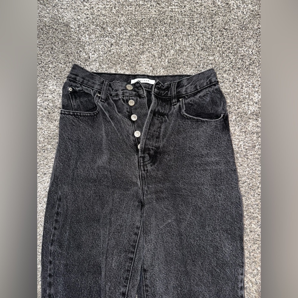 Black denim jeans, PacSun